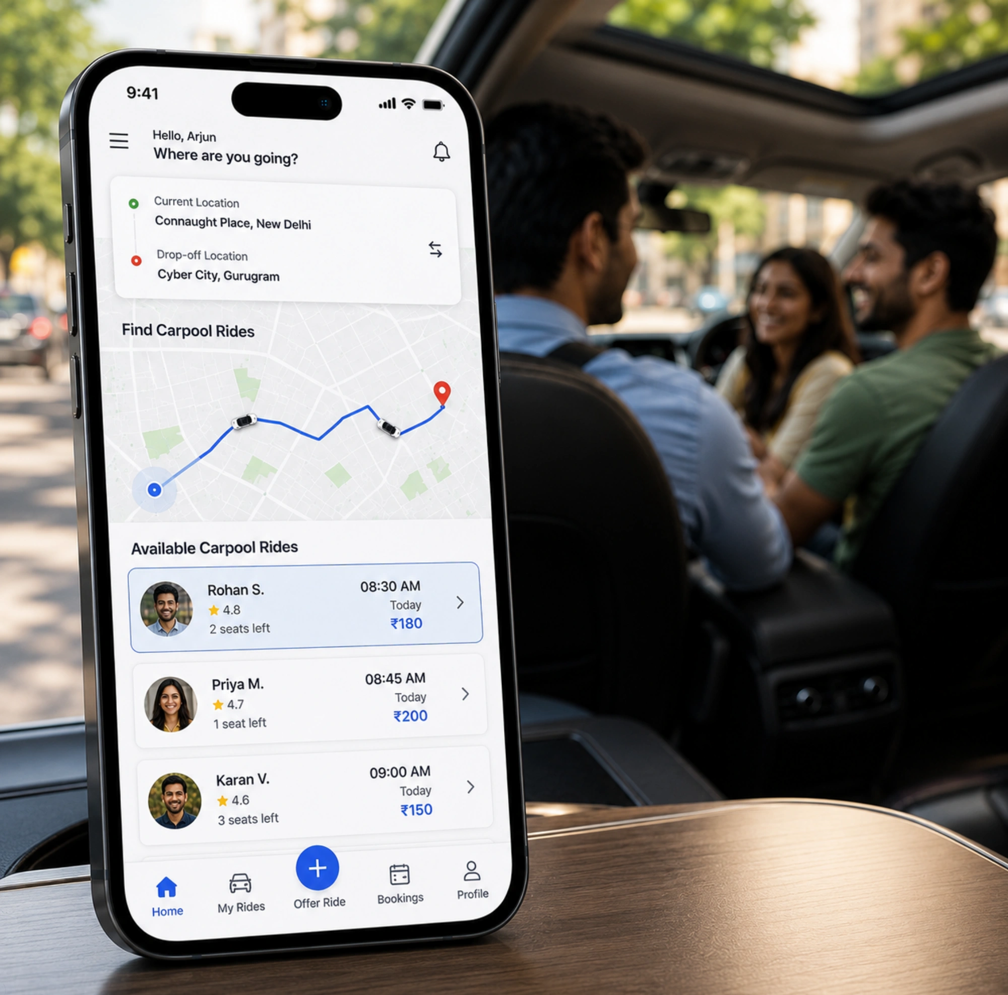 Carpooling App Development